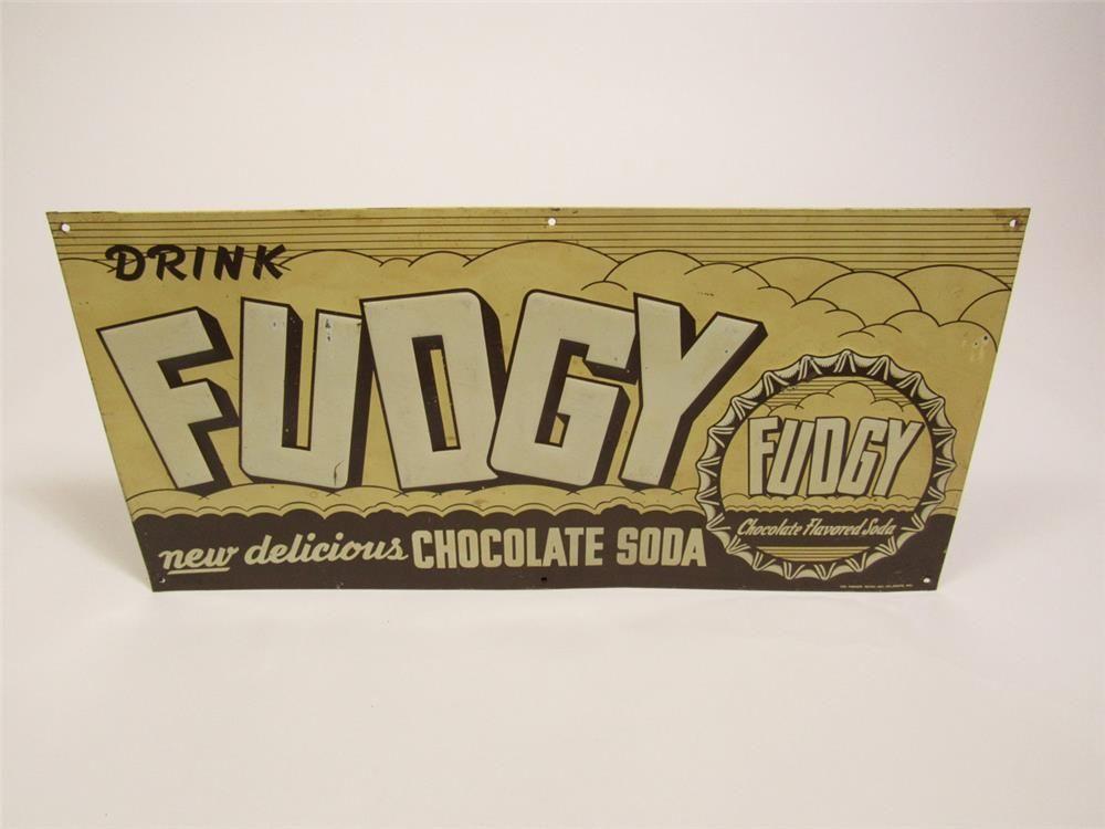 Uncommon Drink Logo - Uncommon 1940s 'Drink Fudgy - Chocolate Flavored Soda' single