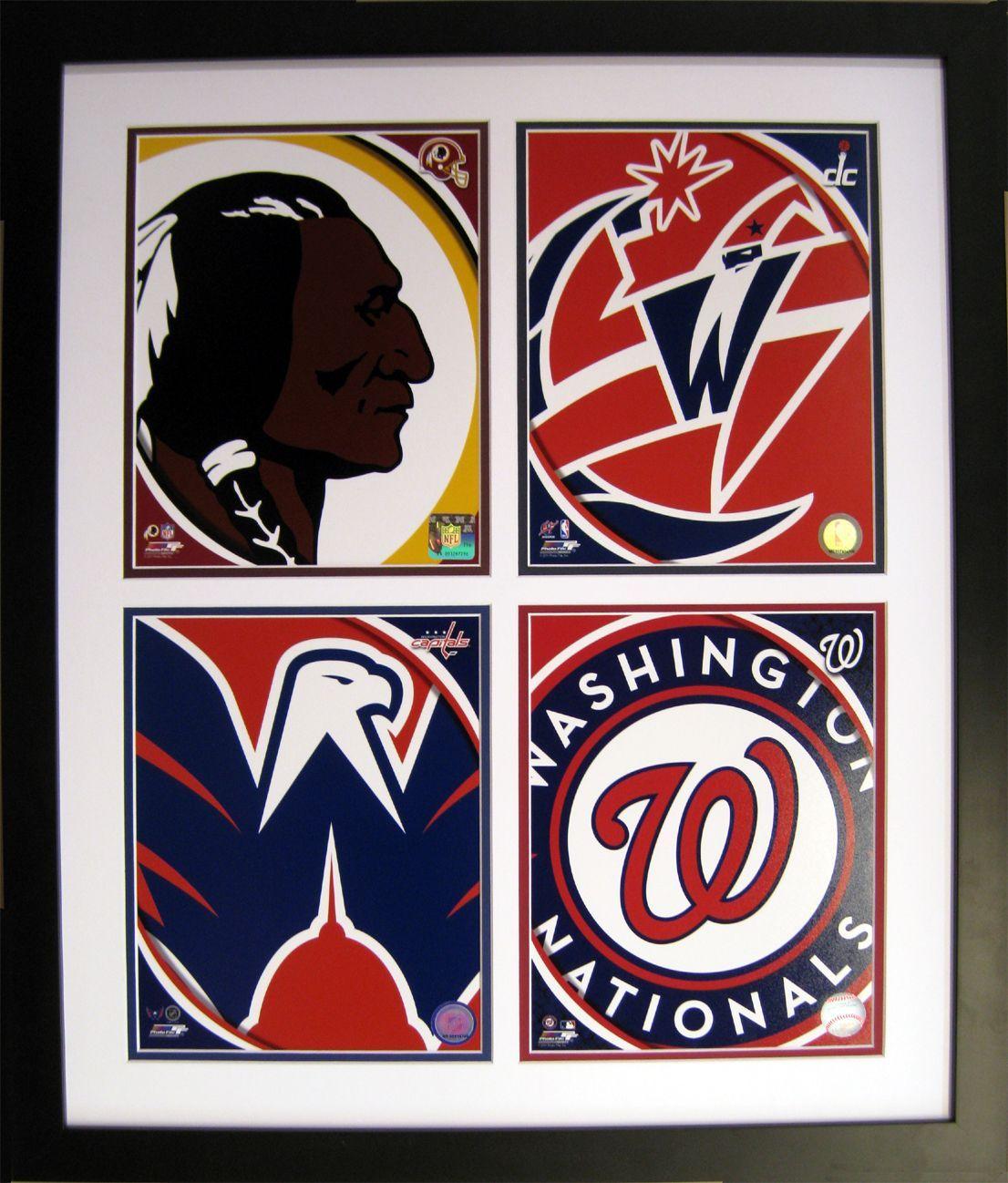 DC Wizards Logo - Washington, D.C. logo quad Redskins, Wizards, Capitals, Nationals ...