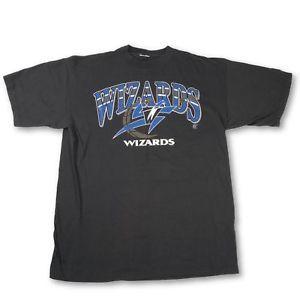DC Wizards Logo - Vintage Washington Wizards Logo Starter T Shirt NBA Basketball