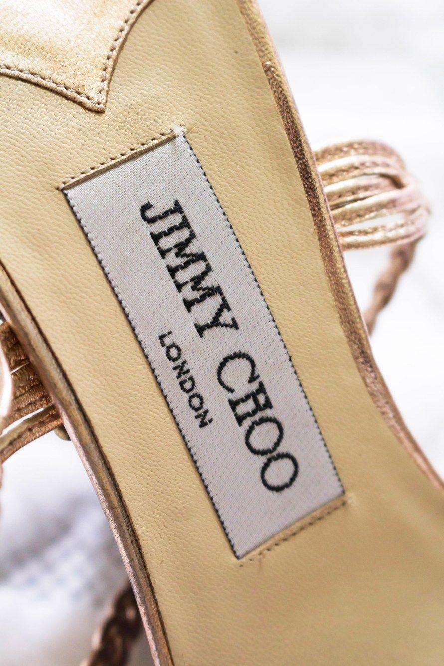 Jimmy Choo Logo - Authenticating Jimmy Choo Shoes | Recycled Roses