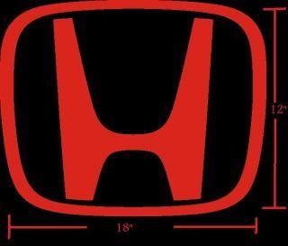 Black Honda Logo - Logo Honda Civic Sign Black Emblem Decal Car Parts 3D Sticker
