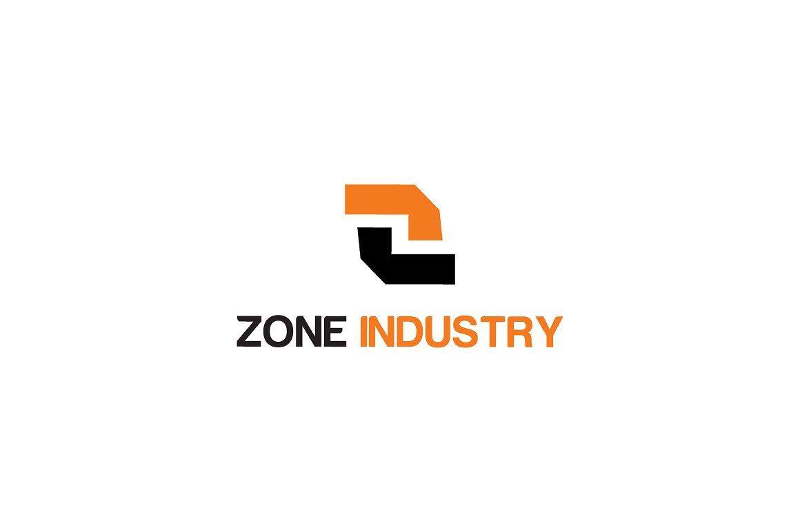 Orange Industry Logo - Zone Industry Logo Template ~ Logo Templates ~ Creative Market