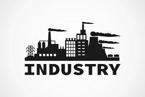 Industry Logo - Oil Industry Logo Template ~ Logo Templates ~ Creative Market
