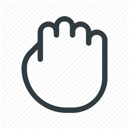 Grab Hand Logo - Cirsor, closed, grab, hand, hold, mouse icon
