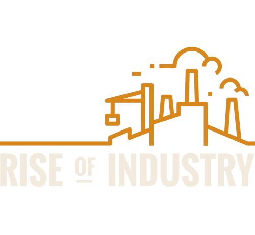 Industry Logo - Rise of Industry by Dapper Penguin Studios