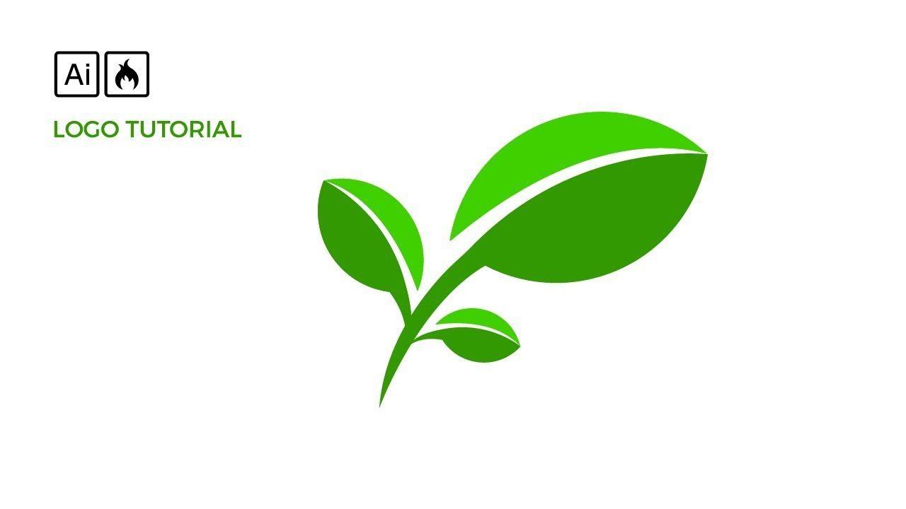 Three Leaves Logo - Three Leaves Leaf Logo Tutorial | Adobe Illustrator - YouTube