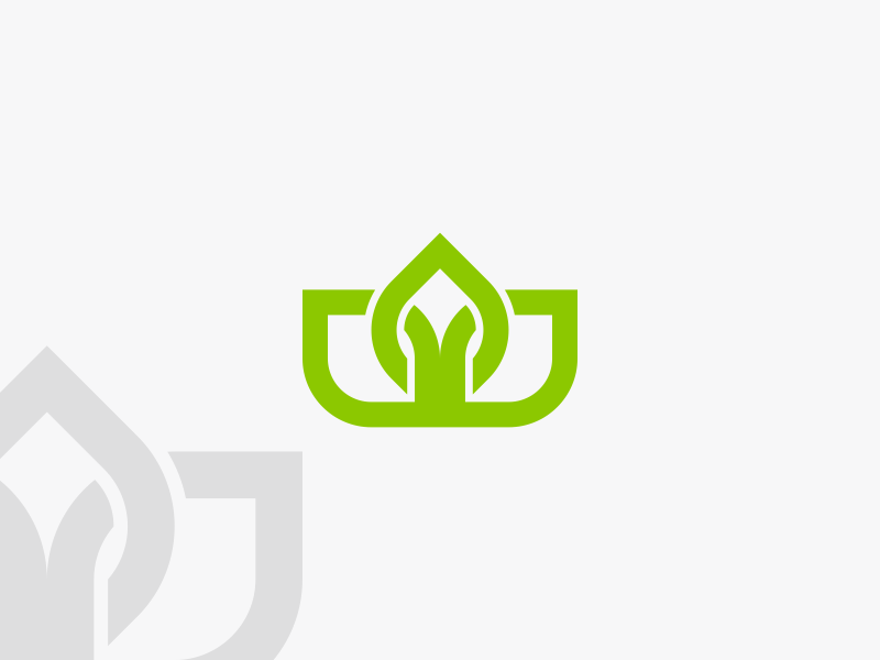 Green Three Leaf Logo - Three Leaves Logo Design! by Akhmad Zaenudin | Dribbble | Dribbble