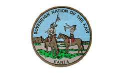 Kaw Nation Logo - Kaw Nation tribal flag. Total population: 126. Regions