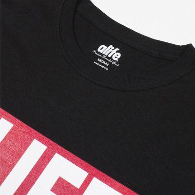 Alife NY Logo - ALIFE NY T Shirt BOX LOGO Black Streetwear Layup Online Shop