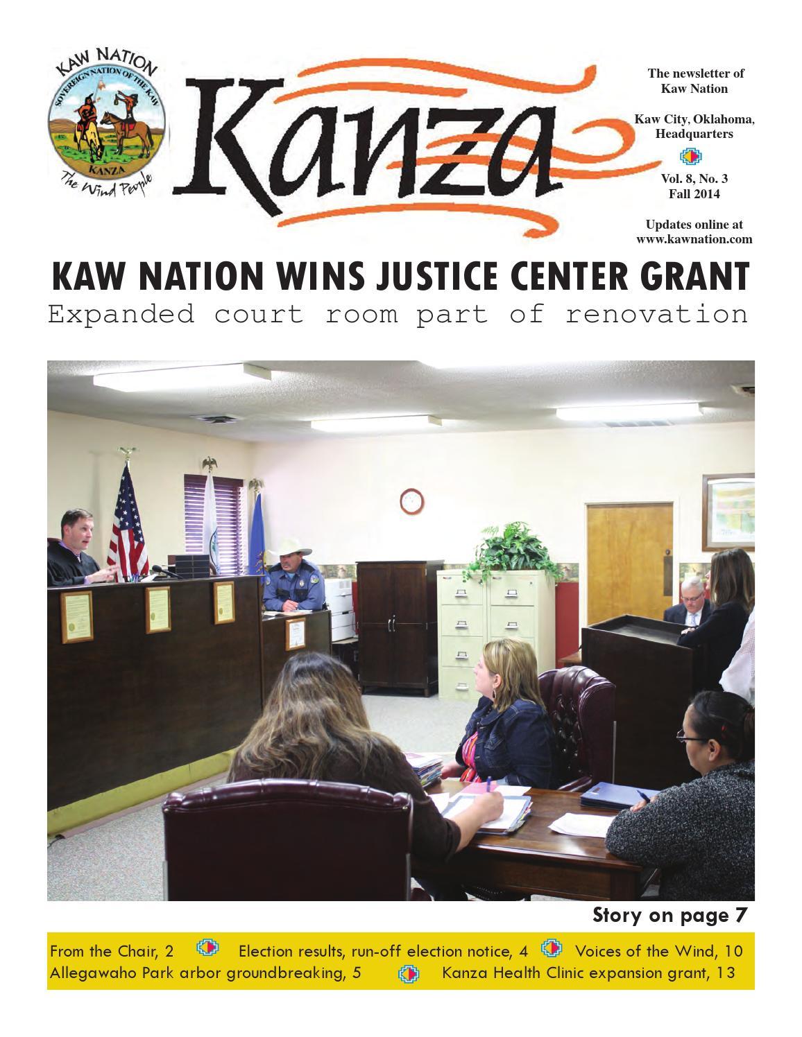 Kaw Nation Logo - The Newsletter of Kaw Nation Fall 2014