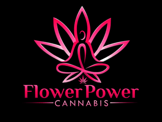 Flower Power Logo - Flower Power Cannabis logo design - 48HoursLogo.com