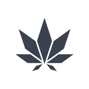 Cannabis Flower Logo - like the clean modern look. don't like the angles and sharpness