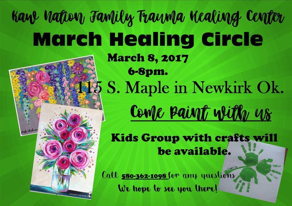 Kaw Nation Logo - Kaw Nation Family Trauma Healing Center: March Healing Circle ...