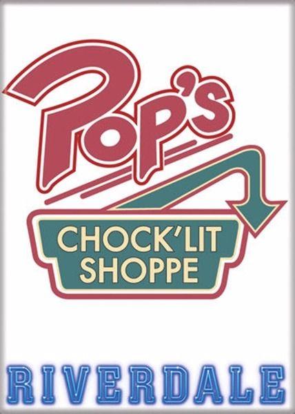 Riverdale Logo - Riverdale TV Series Pop's Chock'lit Shoppe Logo Refrigerator Magnet ...