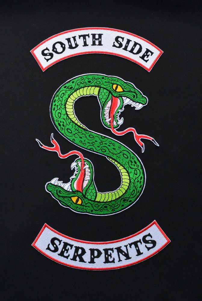 Serpent Logo - Riverdale South Side Serpents Inspired Embroidered Patch,Southside ...