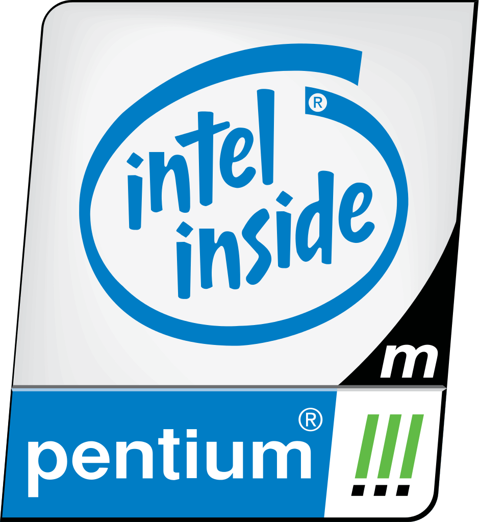 Intel Celeron M Logo - Intel Pentium III M Processor Logo.svg