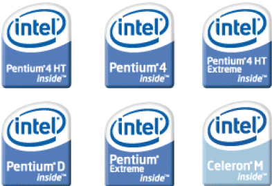 Intel Celeron M Logo - Intel Pentium Processor Logo Related Keywords & Suggestions - Intel ...