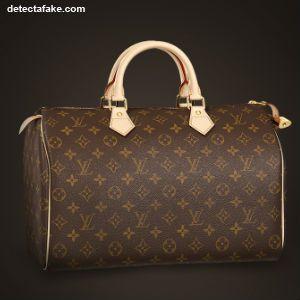 Louis Vuitton Red Round Logo - How to spot fake: Louis Vuitton Purses Steps (With Photo)