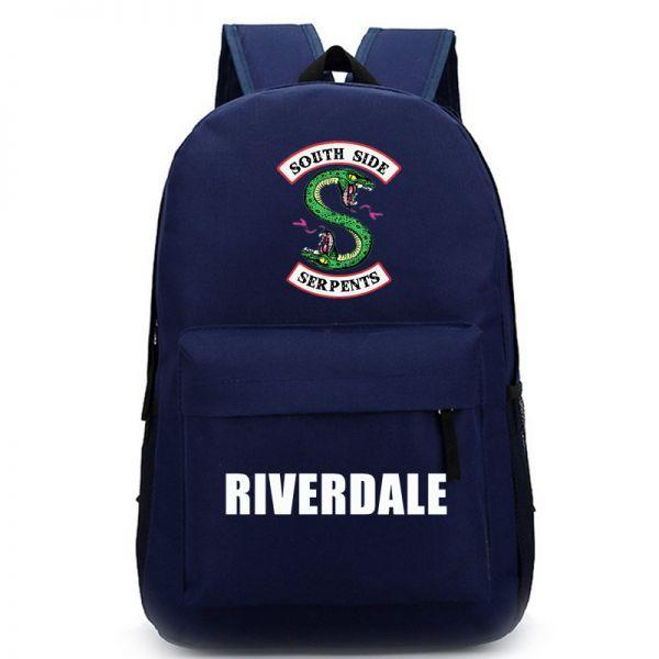 Riverdale Logo - Riverdale South Side Serpents Pattern Riverdale Logo Dark Blue