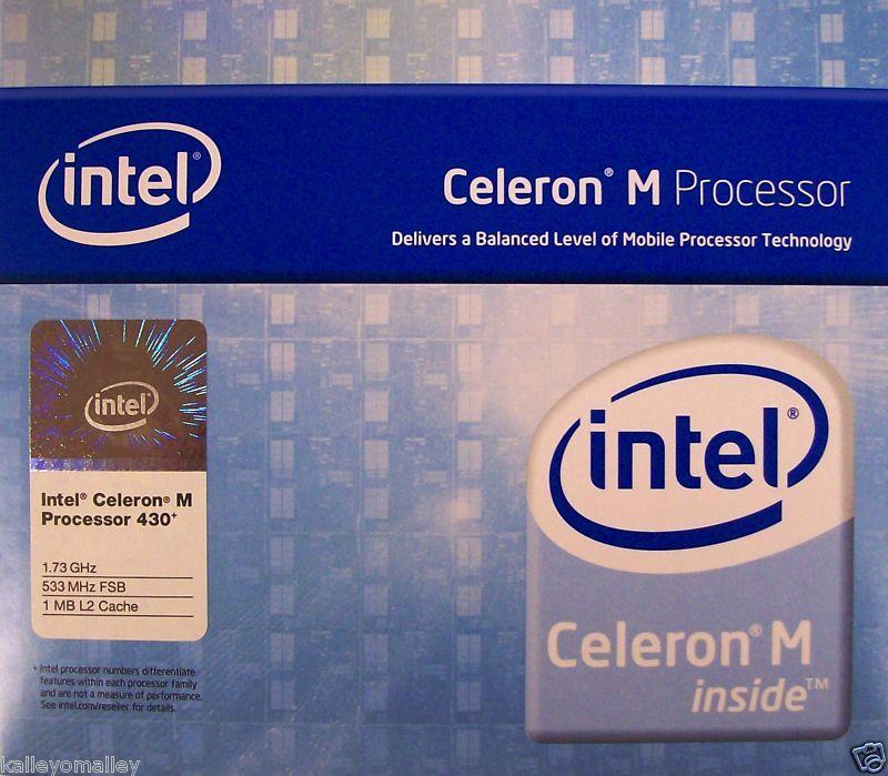 Intel Celeron M Logo - Intel Celeron M 430 1.73GHz 533MHz 1M BX80538430 SL92F