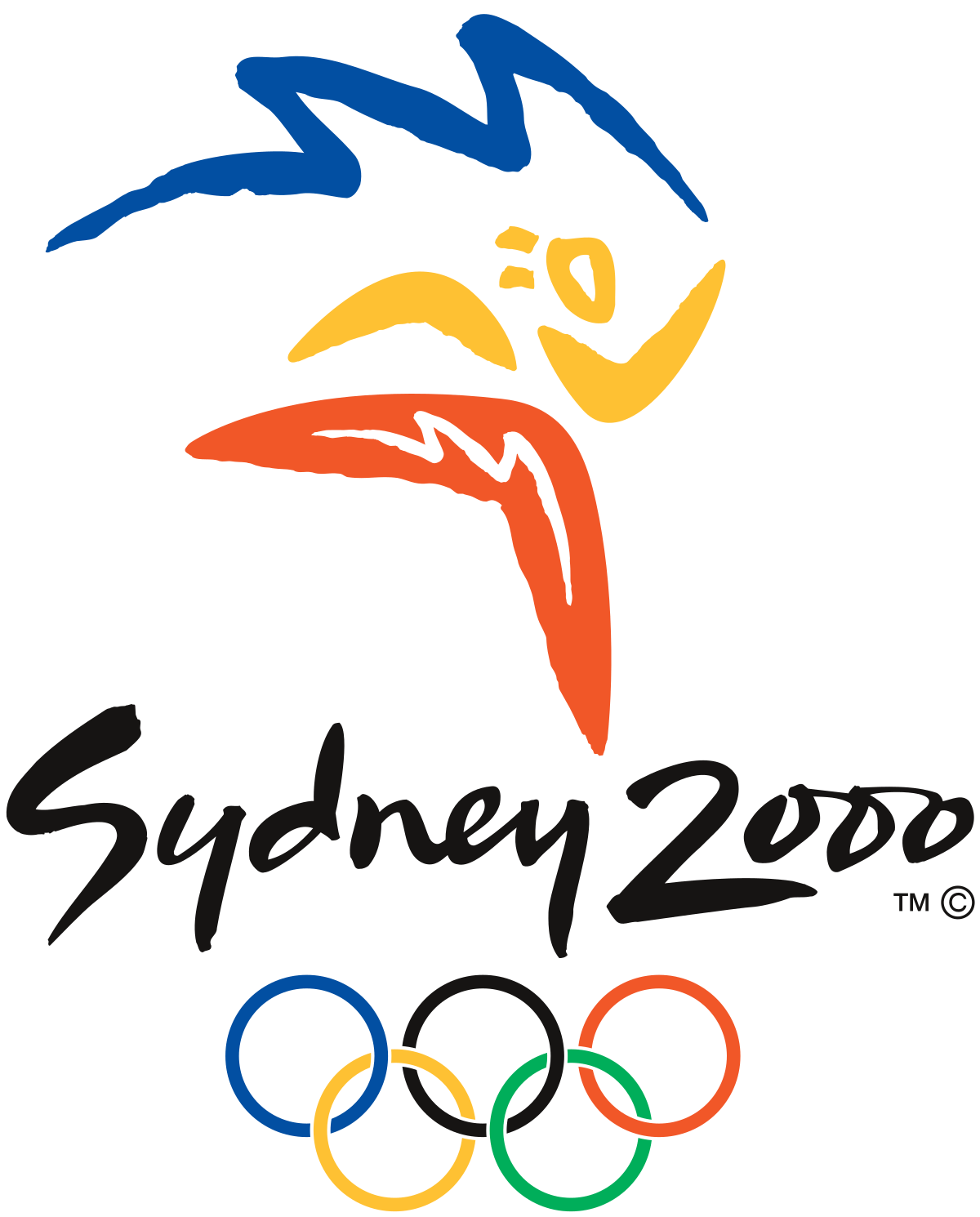 Two Silver Boomerang Logo - 2000 Summer Olympics