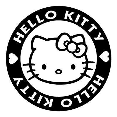 Hello Kitty Logo - Hello Kitty - Circle Logo - Outlaw Custom Designs, LLC