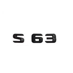 AMG 63 Logo - S63 Mercedes AMG Schriftzug Emblem Logo Sticker Aufkleber S-Klasse S ...