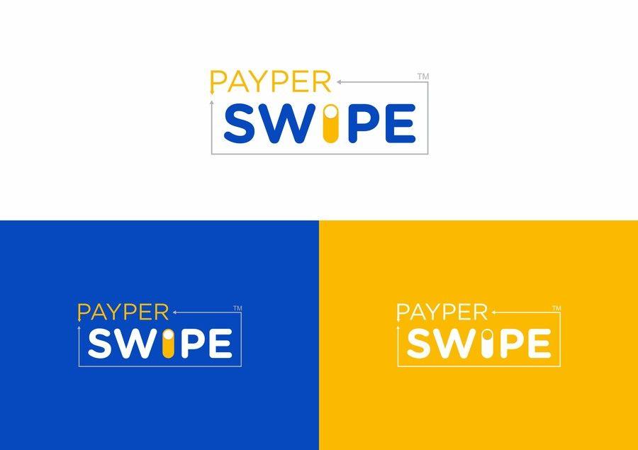 Swipe Blue and Yellow Logo - Entry #607 by eshwarmacharlaf for Pay Per Swipe Logo | Freelancer