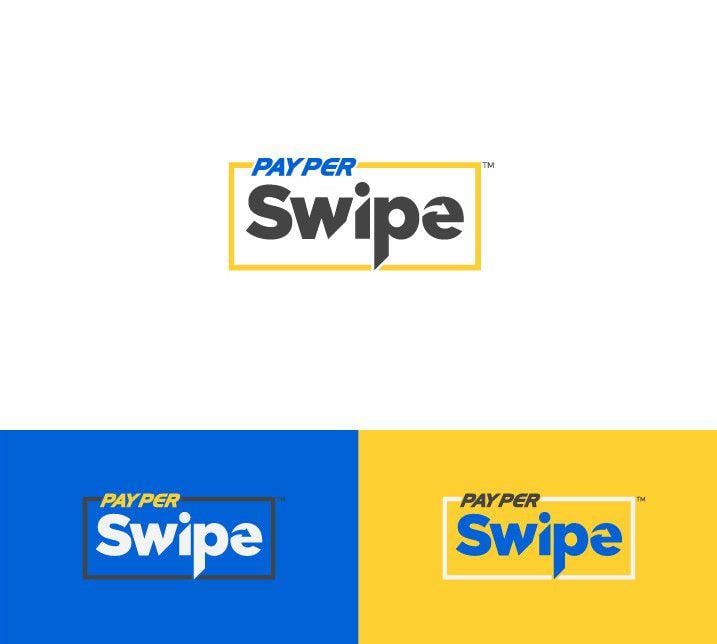 Swipe Blue and Yellow Logo - Entry #781 by Roshei for Pay Per Swipe Logo | Freelancer