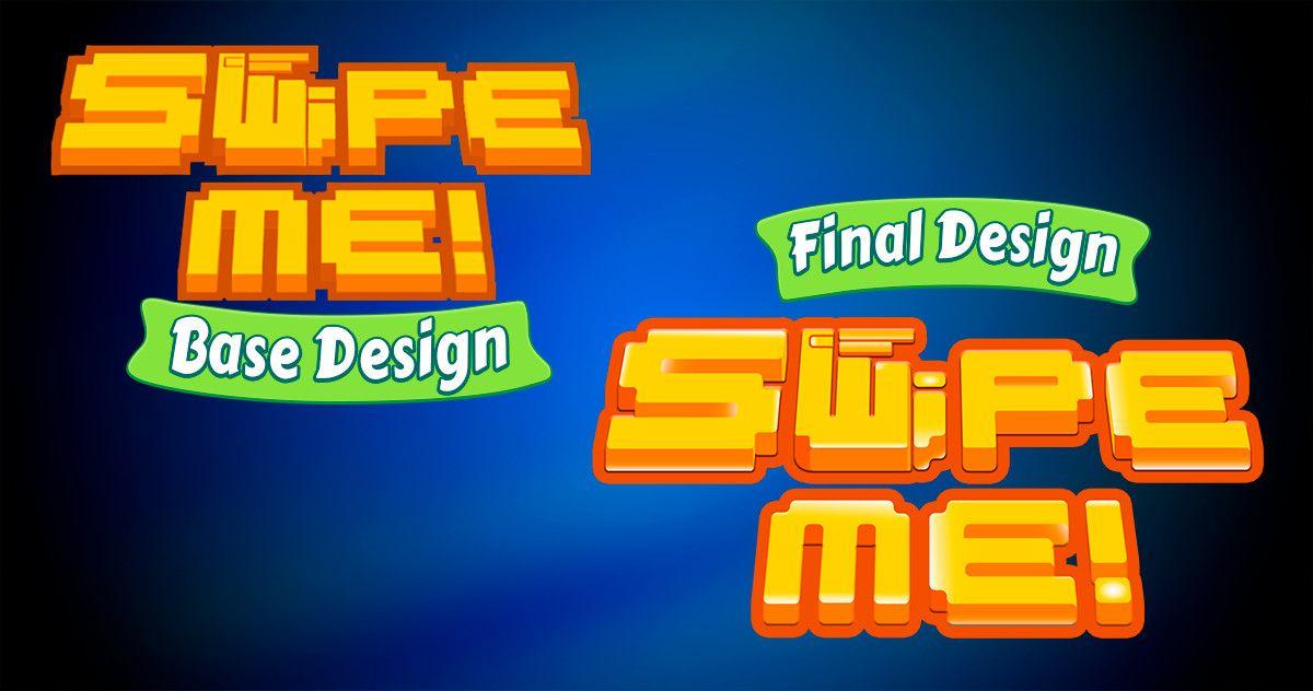 Swipe Blue and Yellow Logo - Kaique Tavares - Logo Design - Swipe Me!