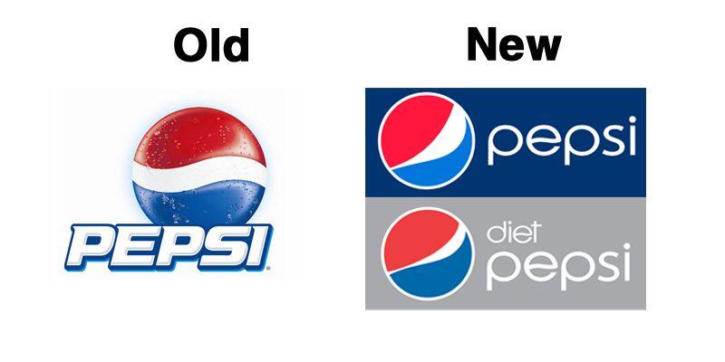 Old and New Pepsi Logo - What Your Brand Can Learn From Successful Logo Redesigns