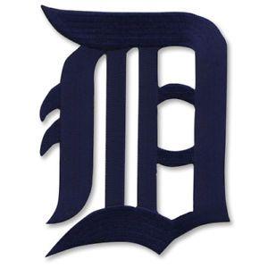 Old Letter Logo - Detroit Tigers Old English Letter D Logo MLB Sleeve Patch Jersey ...