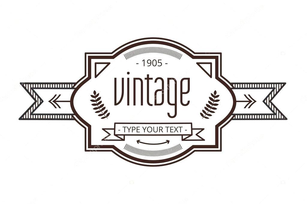 Old Letter Logo - Block Style Letter Format Microsoft Word 2010 Vintage Old Logo Icon