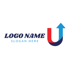 Blue U Logo - Free U Logo Designs. DesignEvo Logo Maker