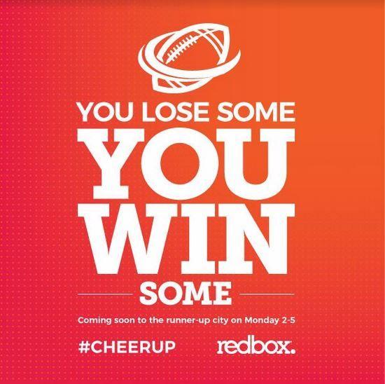 Redbox Movie Logo - Patriots Fans can #CheerUp with Redbox! FREE Rental in the Boston