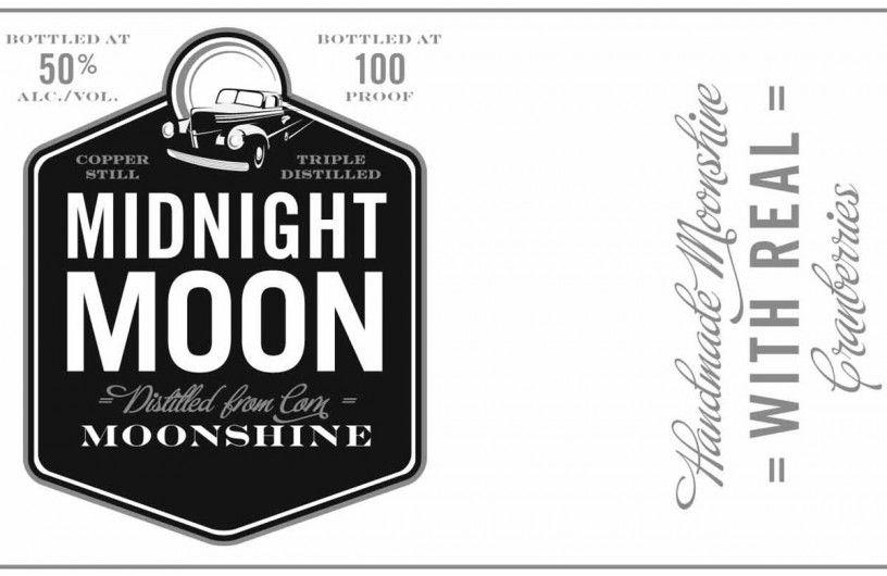 Midnight Moon Logo - Midnight Moon Cranberry Moonshine | Haskell's