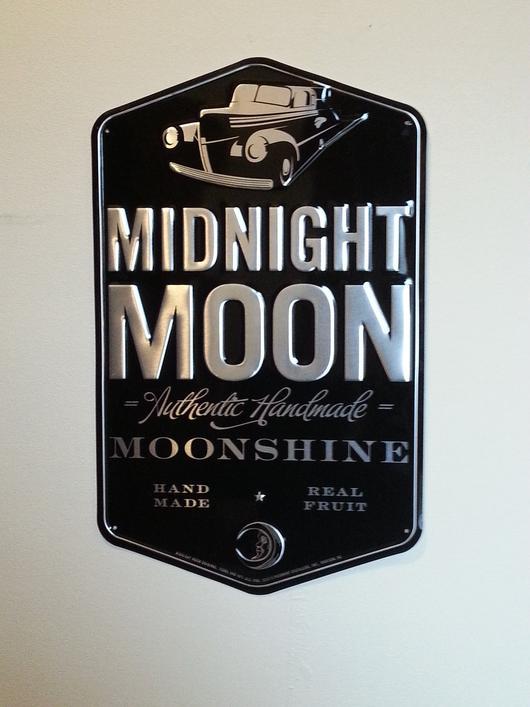 Midnight Moon Logo - Midnight Moon Metal Sign – Midnight Moon Moonshine
