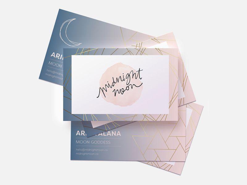 Midnight Moon Logo - Midnight Moon | Biz Card by Rachel of PROCESS/PROGRESS | Dribbble ...