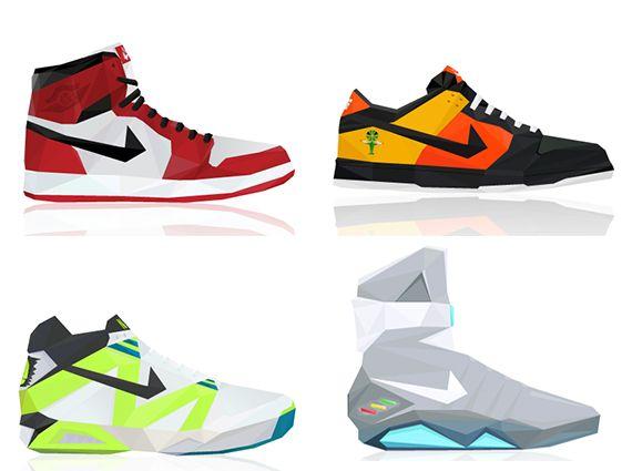 Nike Shoes with the Triangle Logo - Nike + Air Jordan 