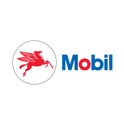 Mobil Flying Horse Logo - Mobil Pegasus logo vector download free