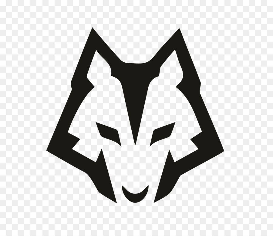 Black and White Wolf Logo - Gray wolf Logo Photography logo png download*2120