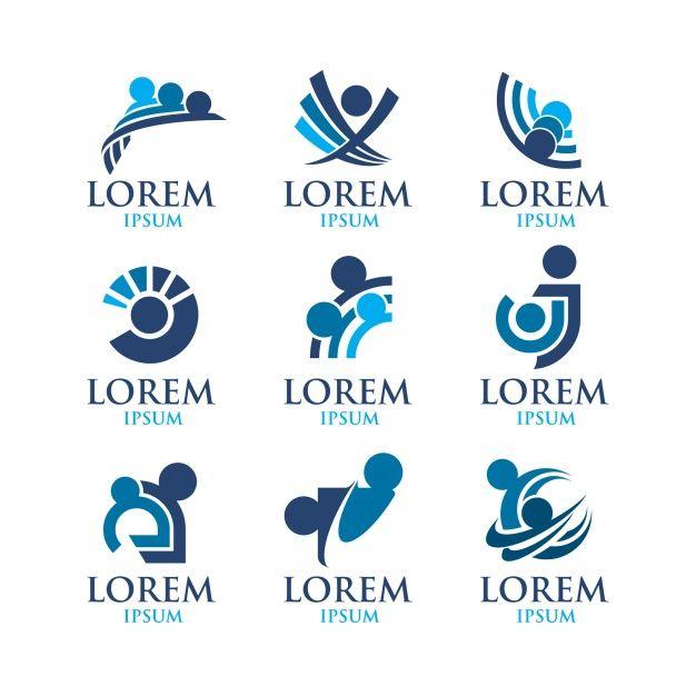 Turquoise Logo - People logo collection Vector | Free Download