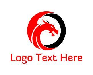 A Dragon in Circle Logo - Dragon Logo Designs. Browse Dozens of Dragon Logos | BrandCrowd