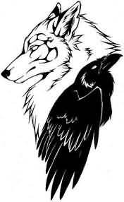 Black and White Wolf Logo - Black And White Wolf Tattoos