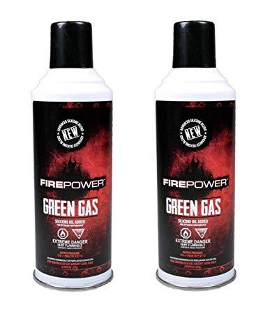 Red and Green Gas Logo - Amazon.com : Palco Firepower Green Gas (x2) Dual Pack 8oz Cans