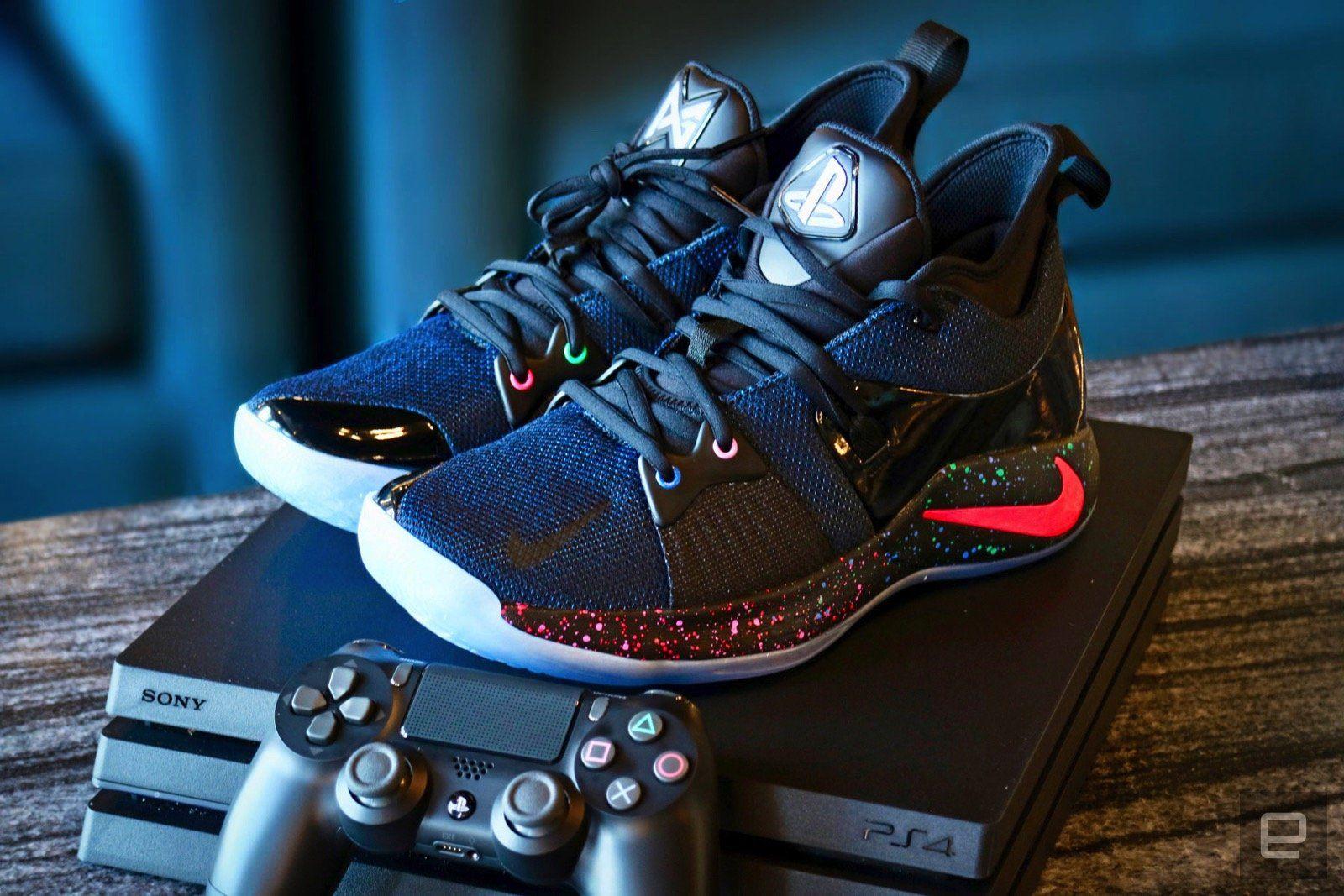 Nike Shoes with the Triangle Logo - Nike's 'PlayStation' shoes make hypebeasts out of gamers