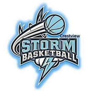 Storm Basketball Logo - Event for Crestview Storm Basketball Association. Flapjack