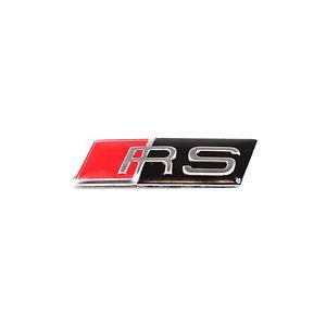 RS Logo - Audi RS Logo Steering Wheel Interior Sticker Badge Self Adhesive ...