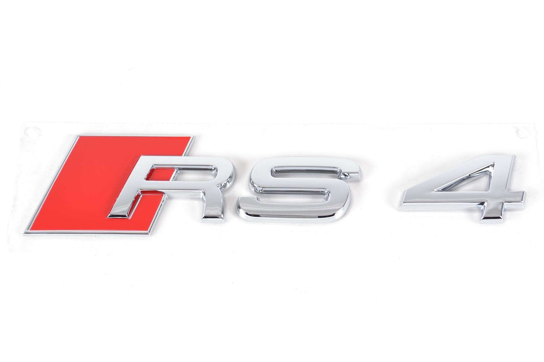 Audi RS Logo - Audi Original RS4 Lettering Audi RS4 Decal Emblem Rear 8D9853740 2ZZ ...