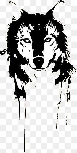 Black and White Wolf Logo - Black Wolf PNG Images | Vectors and PSD Files | Free Download on Pngtree